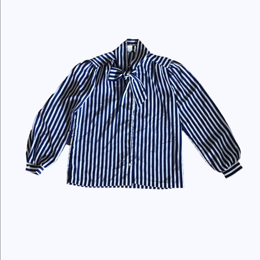 Vintage candy stripe blouse